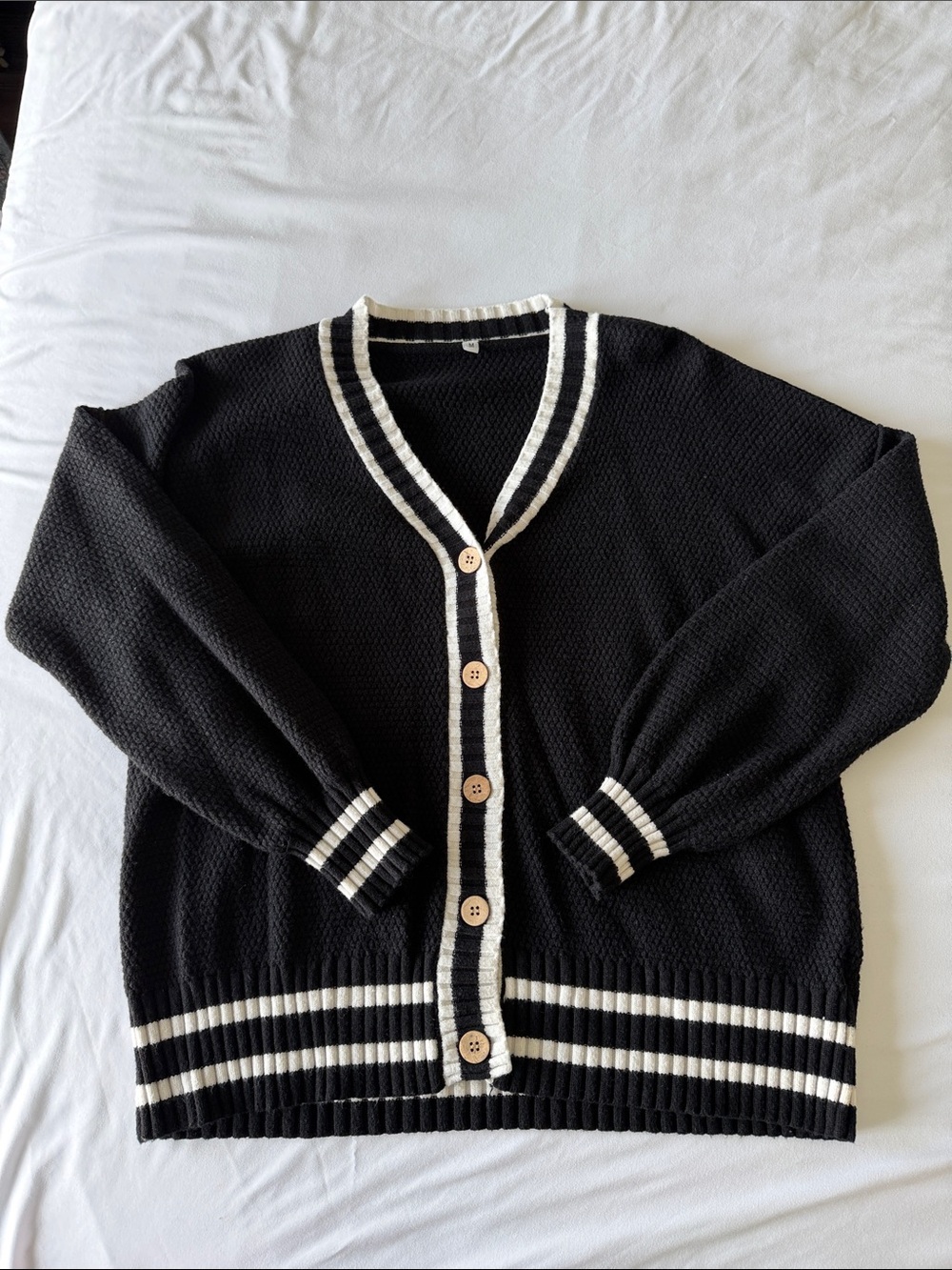 Two Piece Outfits Knit Sweater Sets Oversized Button Down Cardigan and Long Pant